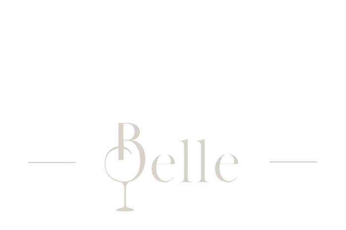 L'échappée Belle - Logo semi complet blanc et beige